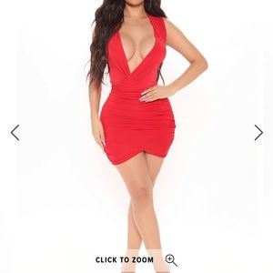 NWT Fashionova ruched mini dress xs